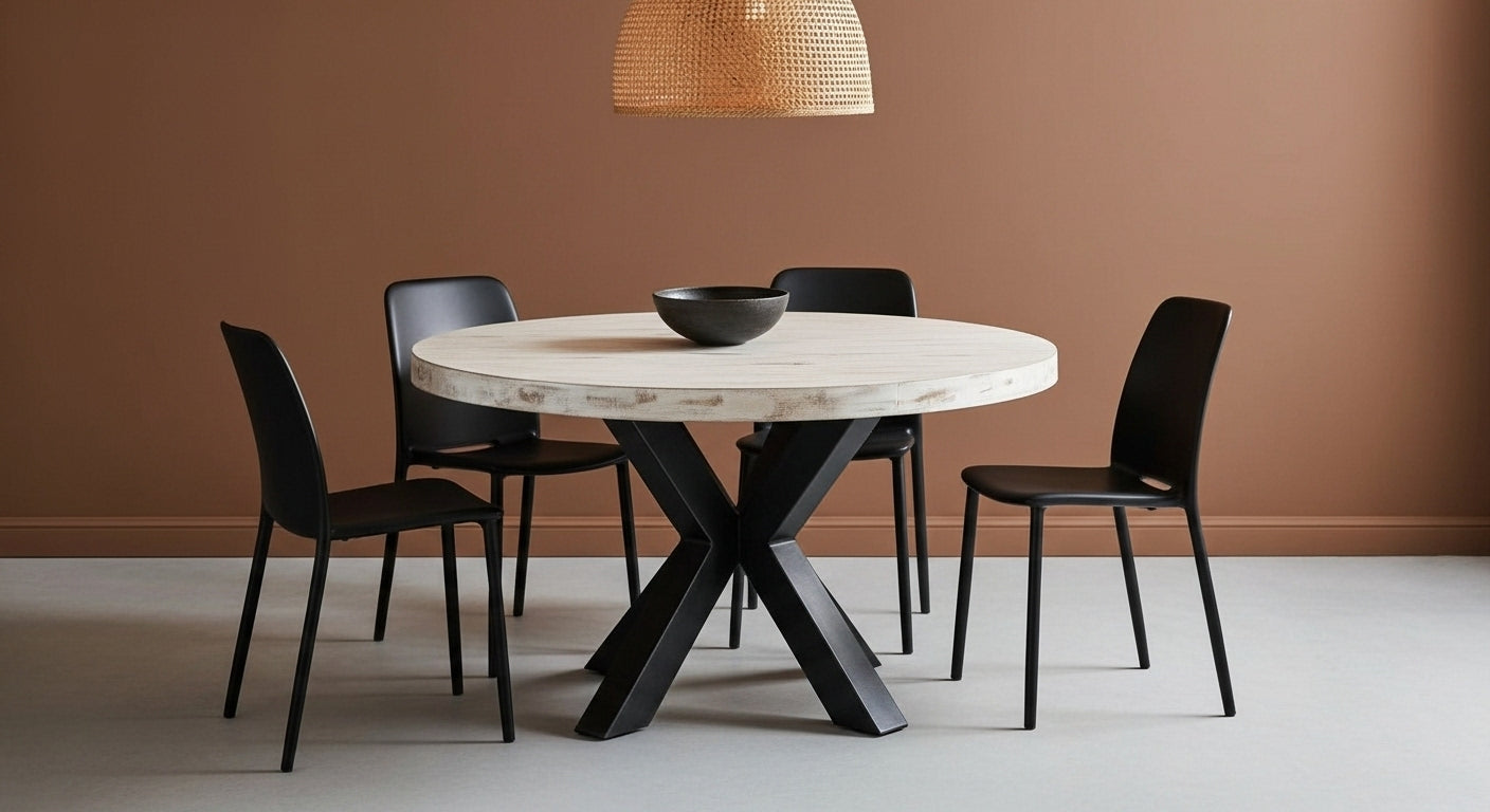 Eettafel rond Jasmin 150cm