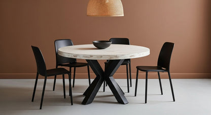 Eettafel rond Jasmin 150cm